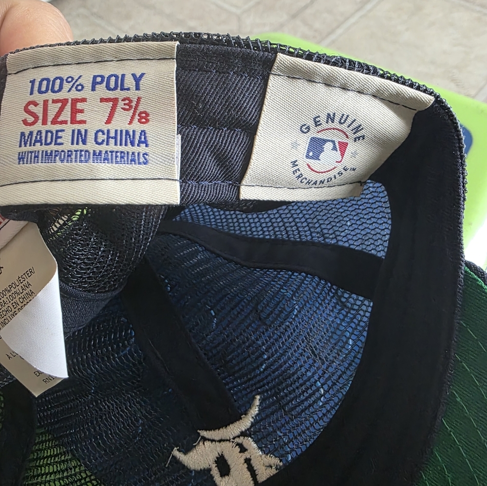 New Era x Fear of God Full Mesh 59FIFTY Fitted Hat blue navy Sz 7 3/8 - Picture 7 of 8